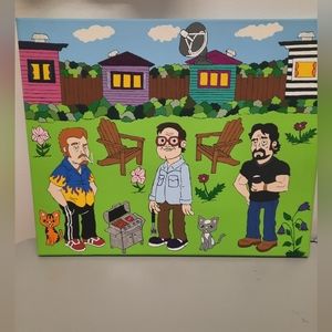 Hand Painted Custom Original Trailer Park Boys Canvas Painting (LARGE)